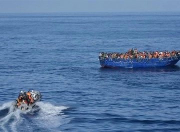 Rescuing 64 migrants off the coast of Malta