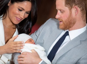 The baptism of the royal child Archie at a special ceremony at the Windsor Palace
