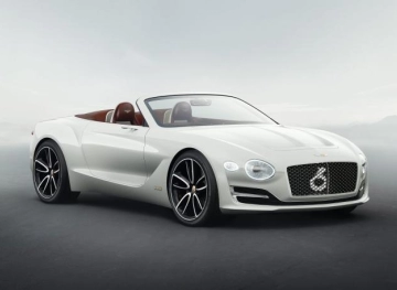 Bentley develops a test model for a luxury electric car