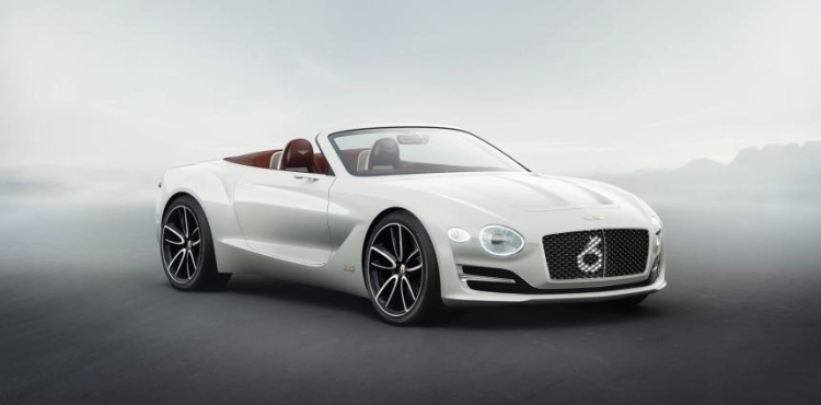 Bentley develops a test model for a luxury electric car