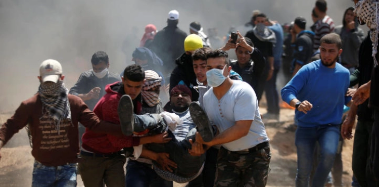 Center for Human Rights: The occupation deliberately targeting the demonstrators with deadly places