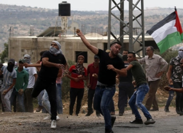 Rubber and gas injuries in Kafr Qaddum