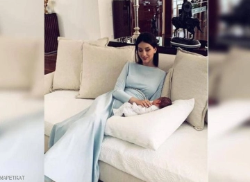 After the divorce .. Miss Russian beauty challenges the &quot;test of paternity&quot;