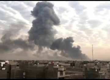 One person is killed and 28 others wounded in explosions in a warehouse in southwestern Baghdad