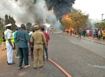 82 killed by tanker truck explosion in Tanzania