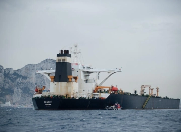 Allowing Iranian tanker to leave Gibraltar and Tehran calls it &quot;humiliating defeat&quot; for Washington