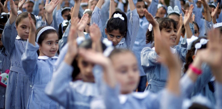 120,000 Palestinian students started their new year at UN schools in Jordan