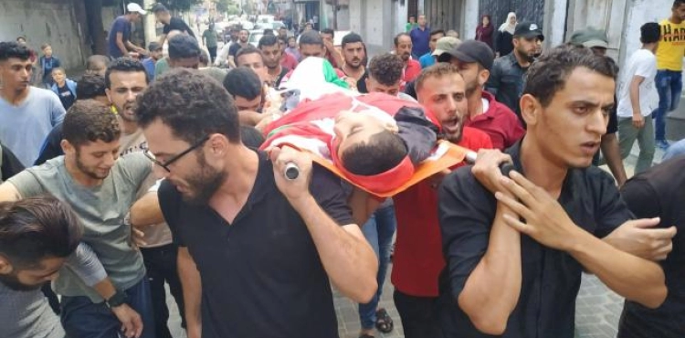 Funeral for martyrs in Gaza