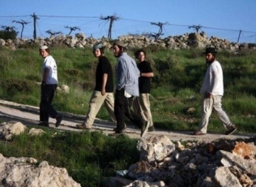 Settlers storm the archaeological area of â€‹â€‹Jdour north of Beit Ummar