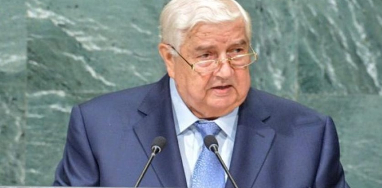 Al-Moallem: The American recognition of the annexation of the Golan is void and there is no peace without the Palestinians establishing their state
