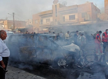 Three killed in a car bombing in the city of Qamishli in Syria