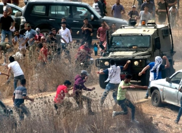 Injuries during clashes in Turmus&acute;ayya