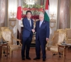 President Abbas meets with Japanese Prime Minister