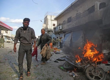Thirteen civilians killed in a car bomb explosion in Tal Abyad in northern Syria