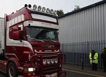 Sixteen migrants were found in a truck in the Netherlands before heading to Britain