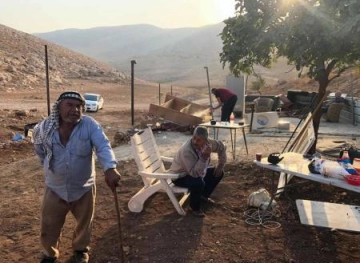 Israeli forces demolish a house in Khirbet Tana, east of Nablus