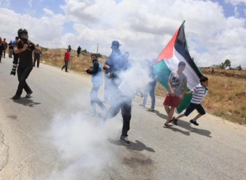 Clashes in the weekly march of Kafr Qaddum