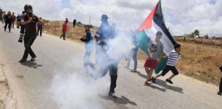 Clashes in the weekly march of Kafr Qaddum