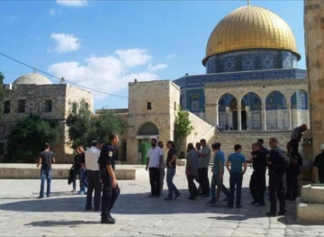 103 settlers and 87 Jewish students stormed al-Aqsa