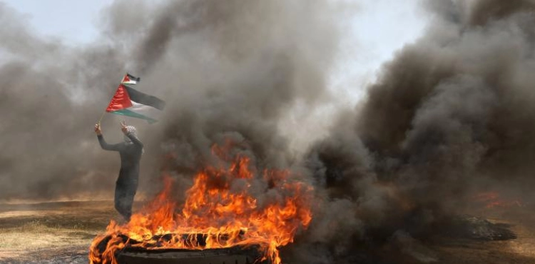 A martyr shot by the occupation in the southern Gaza Strip