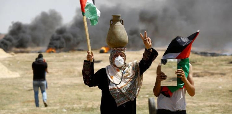 5 injuries to the return marches in eastern Gaza
