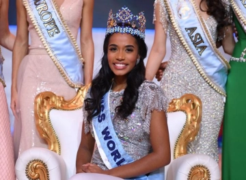 Miss Jamaica wins the Miss World title