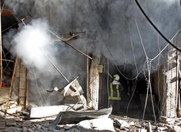 12 civilians were killed in an air strike in Idlib governorate