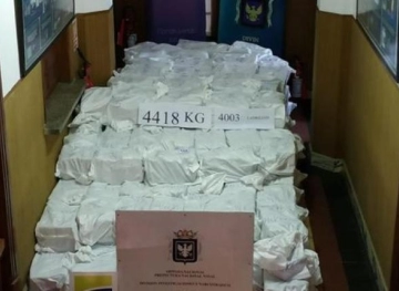 4.4 tons of cocaine seized in Uruguay