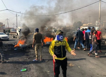 Dozens of injuries during the dispersal of a demonstration in Iraq