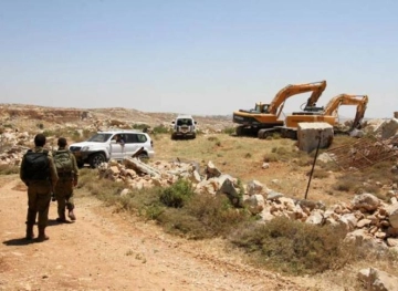 A settlement water line near Qalqilya will destroy 1,000 trees and confiscate 100 dunums