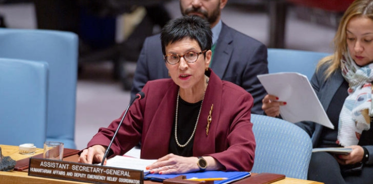 The United Nations calls for strengthening international support for the Palestinians in the West Bank and Gaza