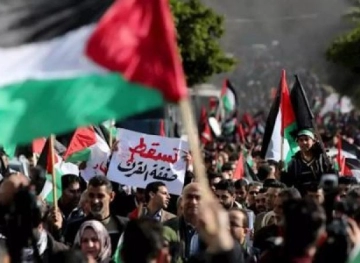 Protests in Jordan against the century deal