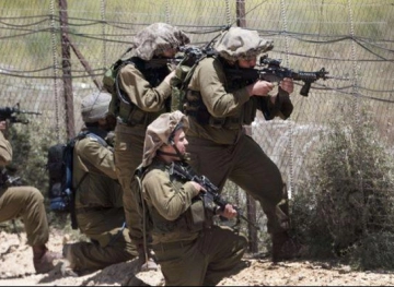 A citizen is wounded by israeli gunfire in the northern Gaza Strip