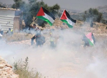 Choking injuries in Bil&acute;in march