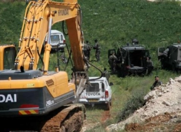 The mechanisms of the occupation sweep 370 donums west of Salfit