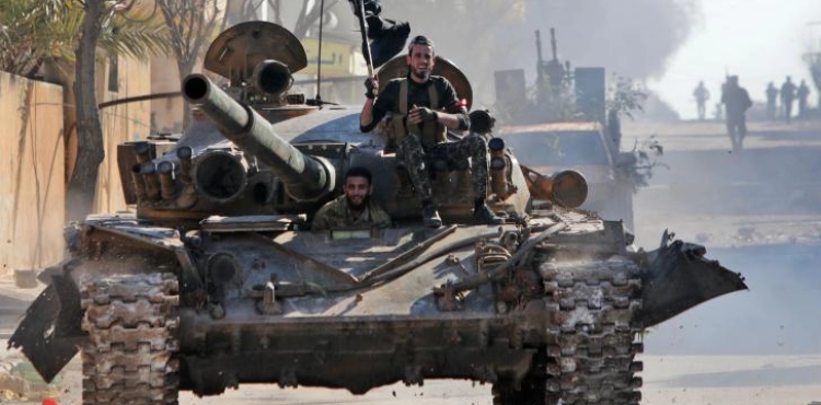 The European Union is concerned about the risks of Syria slipping into a &quot;major international military confrontation&quot;