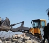 The occupation distributes construction and demolition warnings in Nahalin