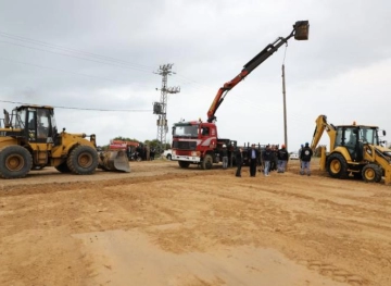 Establishing field hospitals in Gaza for quarantine