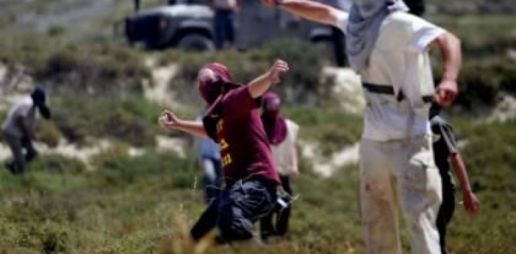 The people of Barqa stand up to the settlers&acute; attack