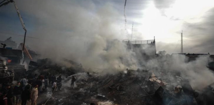 Victims of the &quot;Nusseirat fire&quot; in the central Gaza Strip rise to 22