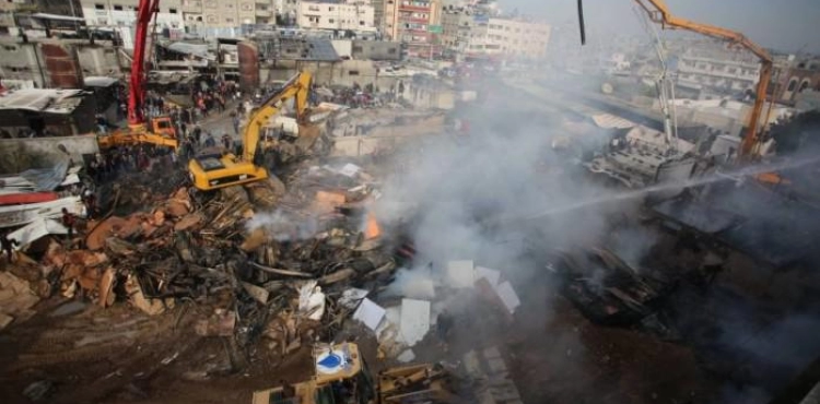 The death of a citizen in Gaza as a result of the Nusseirat incident, and the death toll rises to 23