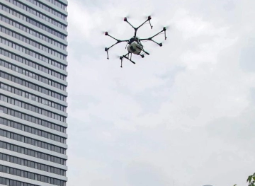 Drones reveal those infected with the Corona virus