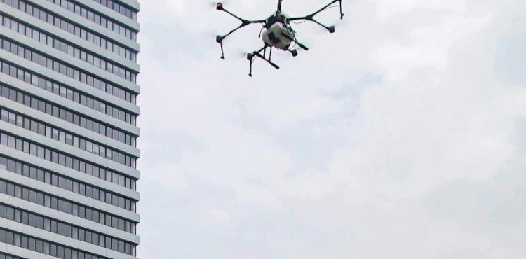 Drones reveal those infected with the Corona virus