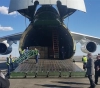 A Russian plane loaded with anti-corona virus equipment lands in New York