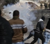 Suffocation suffocation in the Kafr Kaddoum weekly march