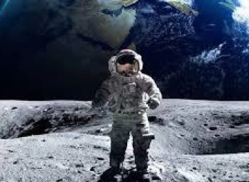 and Bezos win a contract with NASA to build moon landing vehicles