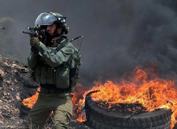 Kafr Qaddum. Confrontations and targeting of water tanks have started