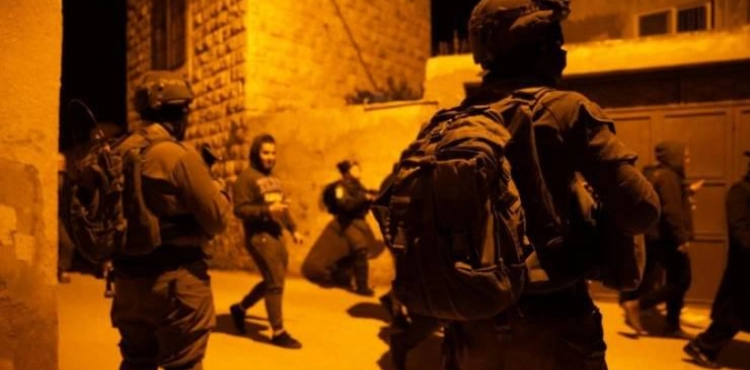 The occupation forces arrested 14 citizens from the West Bank, including liberators and brothers