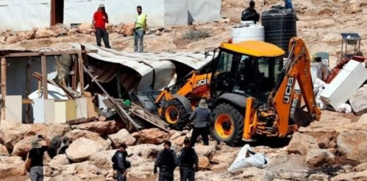 European Union delegations express concern over the demolitions of Palestinian buildings