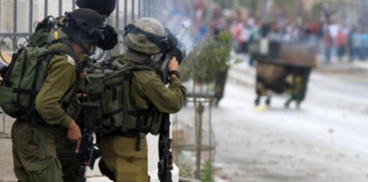5 civilians were wounded with metal bullets during a march in Kafr Qaddum, rejecting the annexation plan